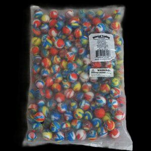 Bouncy Balls Oriental Trading Multi Color Swirl New in Bag